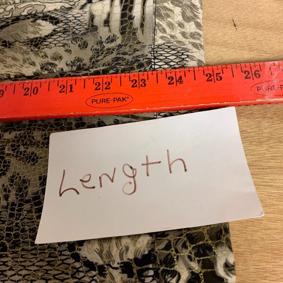 Chicos Blazer Multi Animal Print Metallic Green Bomber Zip Up Womens SZ 2(12-14) - Picture 8 of 9